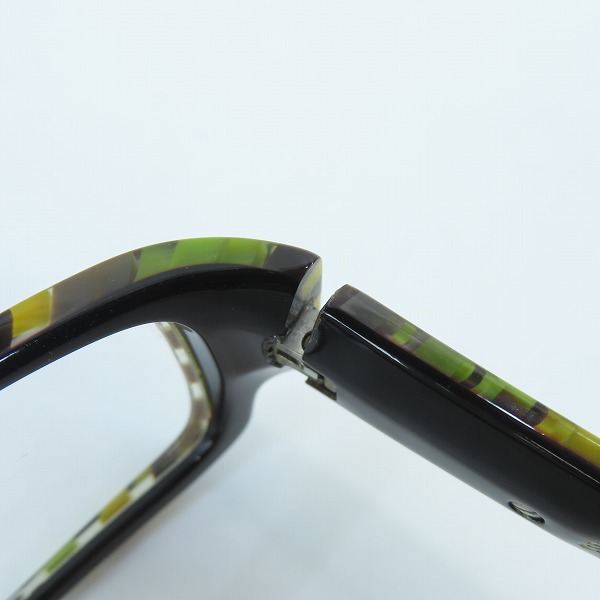 実際に弊社で買取させて頂いたalain mikli/アランミクリ ステンドグラス柄 アイウェア/メガネフレーム AL1048B061の画像 8枚目