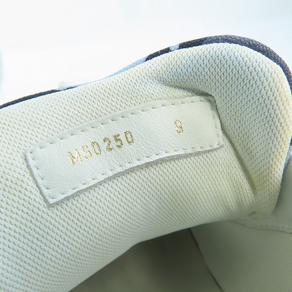 実際に弊社で買取させて頂いたLOUIS VUITTON/ルイヴィトン ルクセンブルク モノグラムエクリプス ローカットスニーカー 迷彩 MS0250/9の画像 5枚目