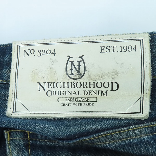 実際に弊社で買取させて頂いたNEIGHBORHOOD/ネイバーフッド CLASSIC BASIC/クラシックベーシック デニムパンツ 161DCNH-PTM16/Mの画像 3枚目