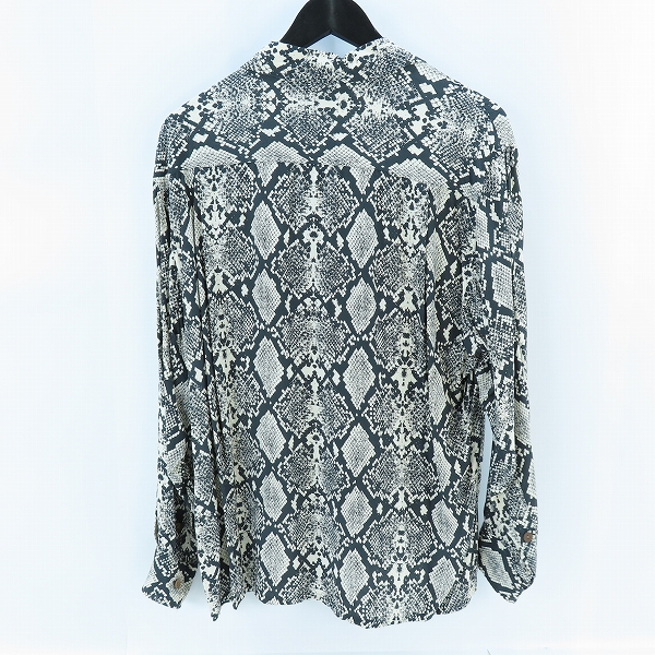 実際に弊社で買取させて頂いたWACKO MARIA/ワコマリア GUILTY PARTIES 23AW PYTHON OPEN COLLAR SHIRT パイソンオープンカラーシャツ/Mの画像 1枚目