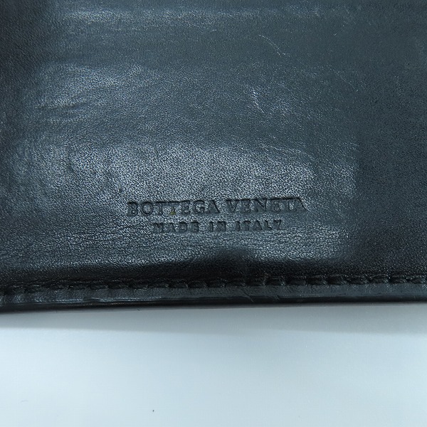 実際に弊社で買取させて頂いたBOTTEGA VENETA/ボッテガヴェネタ イントレチャート 二つ折り財布の画像 5枚目