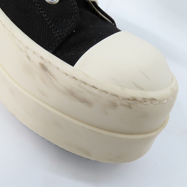 実際に弊社で買取させて頂いたRick Owens/リックオウエンス  DRKSHDW/ダークシャドウ 23AW MEGA BUMPER SNEAKS メガ バンパー スニーカー DU02C5831/39の画像 7枚目