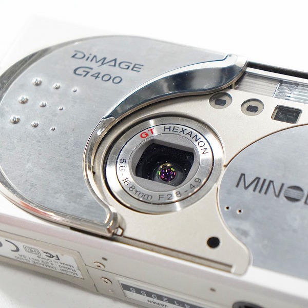 実際に弊社で買取させて頂いたMINOLTA/ミノルタ DiMAGE G400 コンパクトデジタルカメラ 動作未確認の画像 2枚目