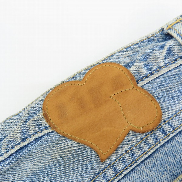 実際に弊社で買取させて頂いたNUMBERNINE/ナンバーナイン 2006SS/ガンズ期 ペンキ加工 デニムパンツ ジーンズ 2の画像 2枚目