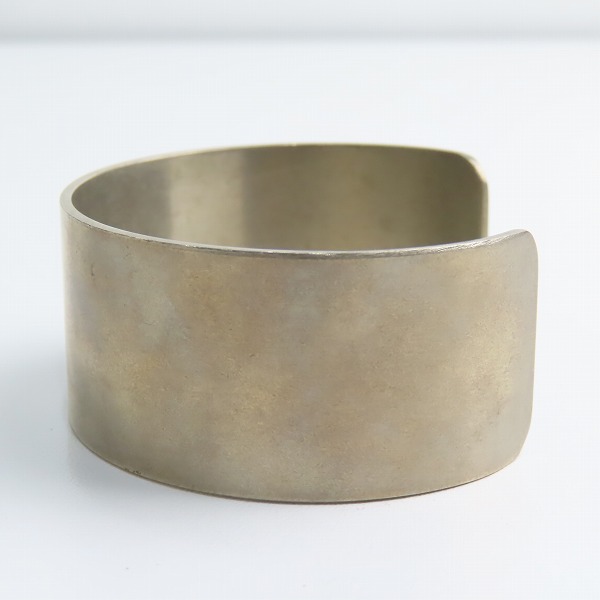 実際に弊社で買取させて頂いたAMP JAPAN/アンプジャパン German Silver Plane Bangle バングル 16AT-355の画像 2枚目