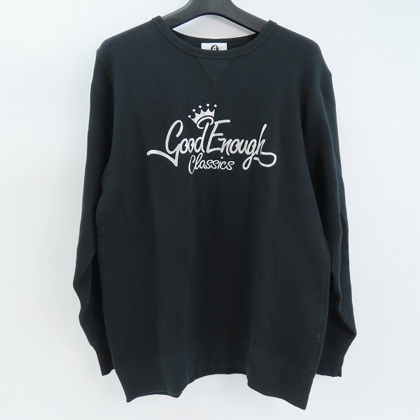 実際に弊社で買取させて頂いた【未使用】 GOODENOUGH/グッドイナフ ロゴプリント スウェット トレーナー M
