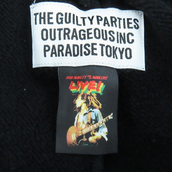 実際に弊社で買取させて頂いたWACKO MARIA×BOB MARLEY/ワコマリア×ボブマーリー MIDDLE WEIGHT SWEAT PANTS/スウェットパンツ/Lの画像 2枚目