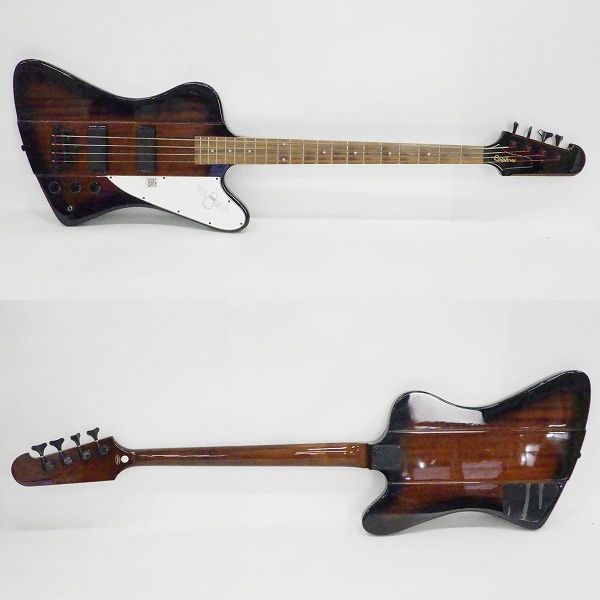実際に弊社で買取させて頂いた★Epiphone/エピフォン Thunderbird IV/サンダーバード 4弦エレキベース ソフトケース付の画像 1枚目