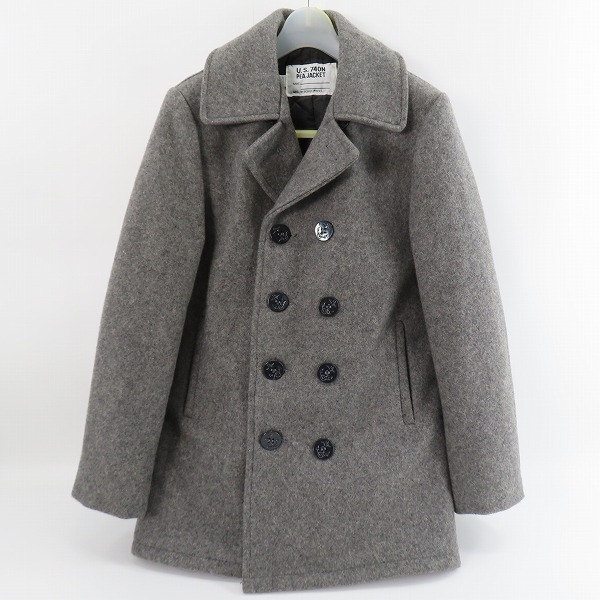 実際に弊社で買取させて頂いたSchott/ショット U.S.740N PEA JACKET Pコート /34