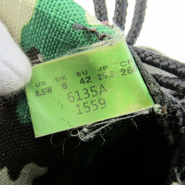 実際に弊社で買取させて頂いたTimberland/ティンバーランド アースキーパーズ  迷彩スニーカー/6135A/26.5の画像 5枚目