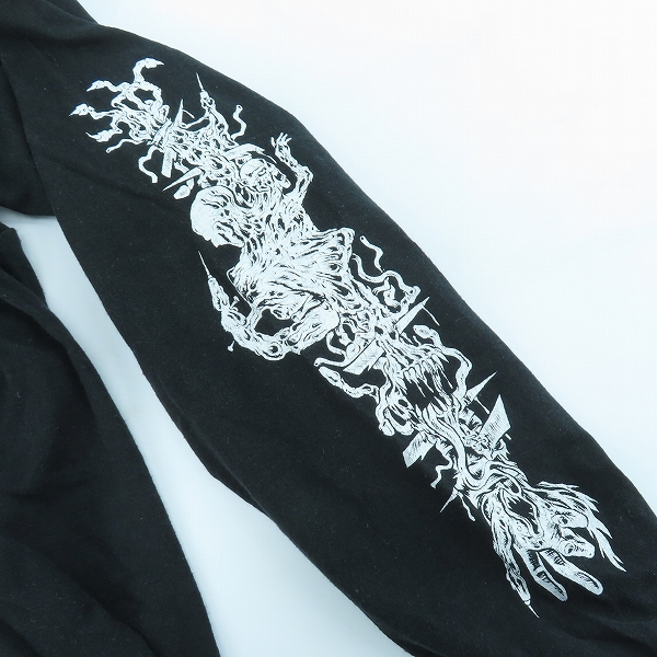 実際に弊社で買取させて頂いたSKINNY PUPPY/スキニーパピー LAST RIGHTS WORLD TOUR 1992-3/ヴィンテージ 長袖バンドTシャツ/Lの画像 5枚目