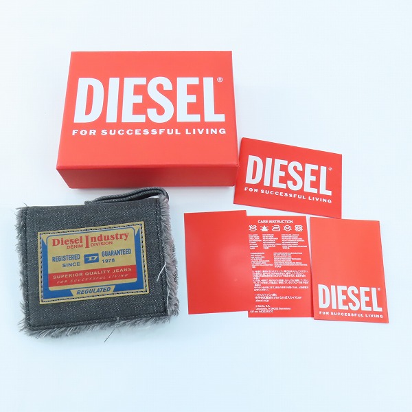 実際に弊社で買取させて頂いたDIESEL/ディーゼル  デニム 二つ折り財布の画像 8枚目