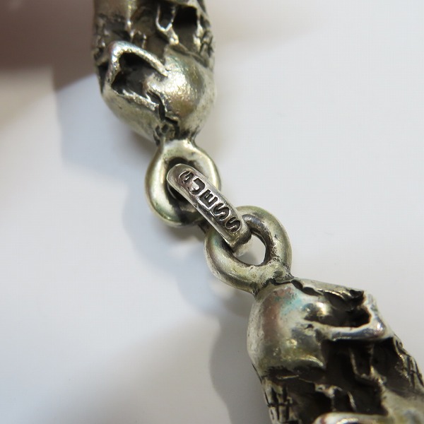 実際に弊社で買取させて頂いたSTANLEY GUESS/スタンリーゲス スカルウォレットチェーンの画像 7枚目