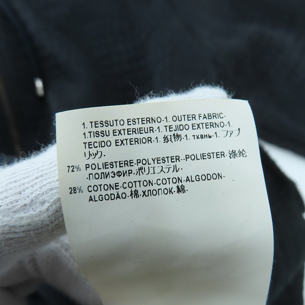 実際に弊社で買取させて頂いたVERSACE COLLECTION/ヴェルサーチ コレクション ジップアップパーカー ブラック/XLの画像 4枚目