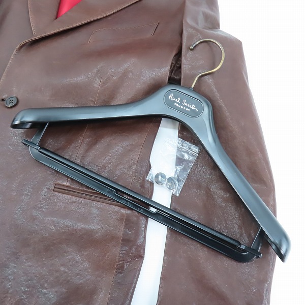 実際に弊社で買取させて頂いたPaul Smith collection /ポールスミス コレクション 羊革/ラムレザー テーラードジャケット/LXの画像 7枚目