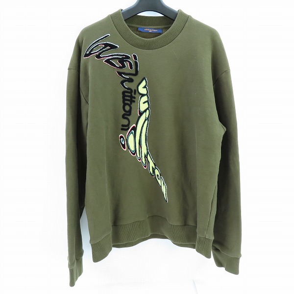 実際に弊社で買取させて頂いた【JPタグ】LOUIS VUITTON/ルイヴィトン 24SS コットンクルーネック スウェット トレーナー RM232M Y42 HPY32W/L