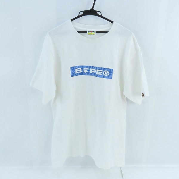 実際に弊社で買取させて頂いたA BATHING APE/アベイシングエイプ LUX SPORT PATTERN BOX LOGO TEE/ボックスロゴ 半袖 Tシャツ/XL