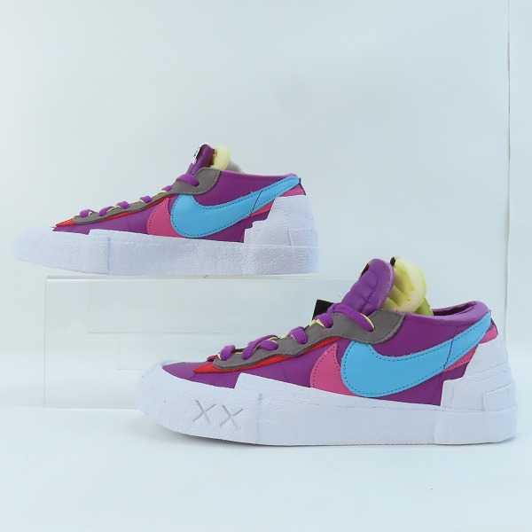実際に弊社で買取させて頂いた【未使用】 NIKE×KAWS×sacai/ナイキ×カウズ×サカイ BLAZER LOW/ブレーザーロー パープルダスク DM7901-500/27の画像 3枚目