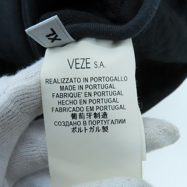 実際に弊社で買取させて頂いたVERSACE COLLECTION/ヴェルサーチ コレクション ジップアップパーカー ブラック/XLの画像 5枚目