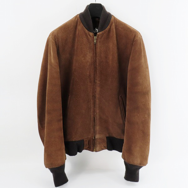 実際に弊社で買取させて頂いたSchott/ショット USA製 Lot5151 スエード レザー ジップアップ ジャケット/ブルゾン /38