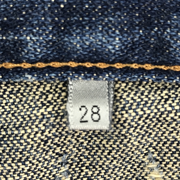 実際に弊社で買取させて頂いたDior Homme/ディオール オム 07SS エディ期 ファインドアゲイン ダメージ加工 デニムパンツ 7E3110610198/28の画像 3枚目