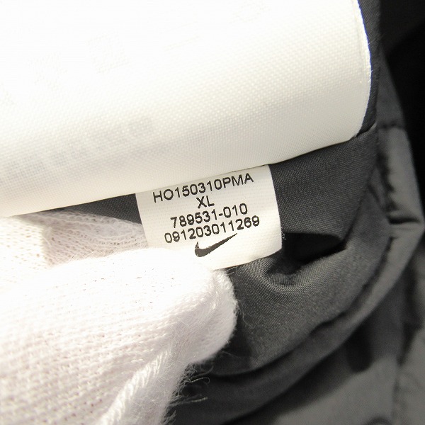 実際に弊社で買取させて頂いたF.C.Real Bristol×NIKE/エフシーレアルブリストル×ナイキ STORM FIT BIG SWOOSH BENCH COAT ベンチコート 789531-010/XLの画像 5枚目