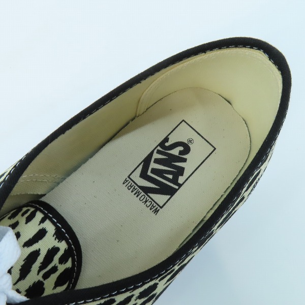 実際に弊社で買取させて頂いたVANS×WACKO MARIA/バンズ×ワコマリア V44 AUTHENTIC/オーセンティック レオパード 667569-0001/29の画像 4枚目