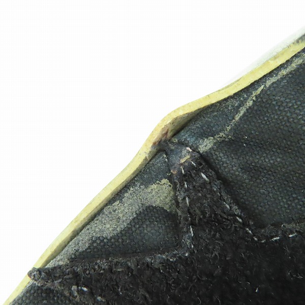 実際に弊社で買取させて頂いた【観賞用】GOLDEN GOOSE/ゴールデングース キャンバスハイカットスニーカー ブラック/43の画像 6枚目