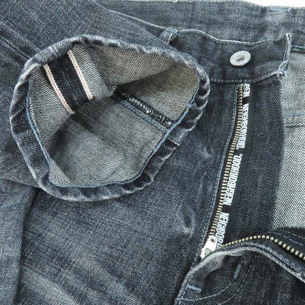 実際に弊社で買取させて頂いたNEIGHBORHOOD/ネイバーフッド 20SS WASHED.DP NARROW/14OZ-PT/ナロー デニムパンツ 201XBNH-PTM12/Lの画像 6枚目