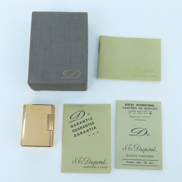 実際に弊社で買取させて頂いたS.T.Dupont/デュポン LINE1/ライン1 20u ショート ガスライターの画像 6枚目