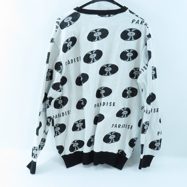 実際に弊社で買取させて頂いたWACKO MARIA/ワコマリア 24SS JACQUARD CARDIGAN レコード柄 カーディガン/XLの画像 1枚目