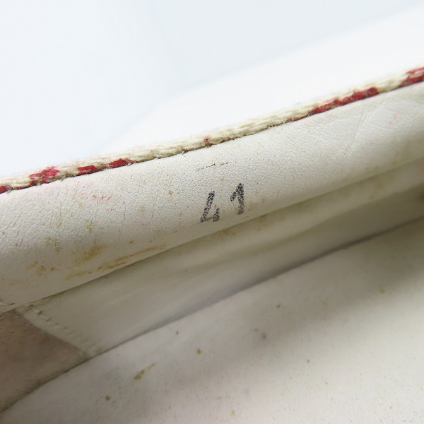 実際に弊社で買取させて頂いたJIMMY CHOO/ジミーチュウ ユニオンジャック柄 スリッポン/41の画像 5枚目