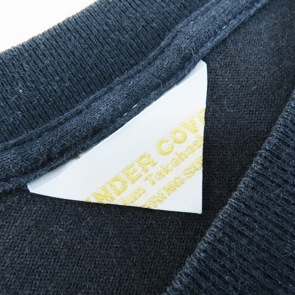 実際に弊社で買取させて頂いたUNDERCOVER/アンダーカバー 98ss ARCHIVE WET SUMMER フィスト 半袖Tシャツ UC-8S-T-105/Lの画像 2枚目