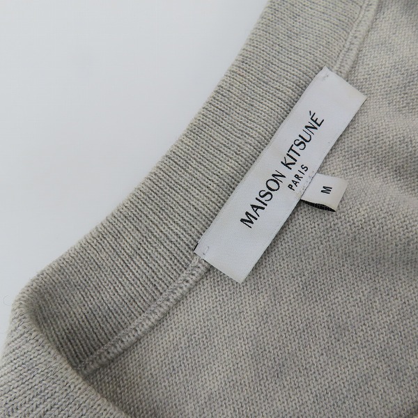 実際に弊社で買取させて頂いたMaison Kitsuné/メゾンキツネ フォックスヘッド セーター MM00815KT1036/Mの画像 6枚目