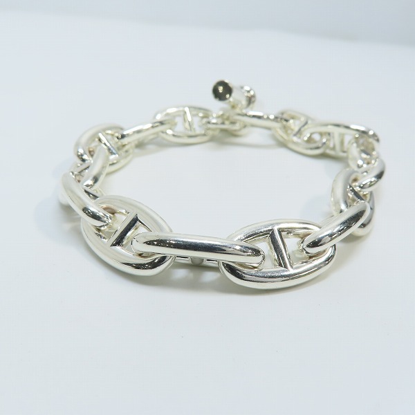 実際に弊社で買取させて頂いた【現行刻印】HERMES/エルメス シェーヌダンクルGM 14LINK の画像 1枚目