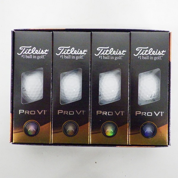 実際に弊社で買取させて頂いた 【未使用】Titleist/タイトリスト PRO V1 ゴルフボール ホワイト 1ダース 
