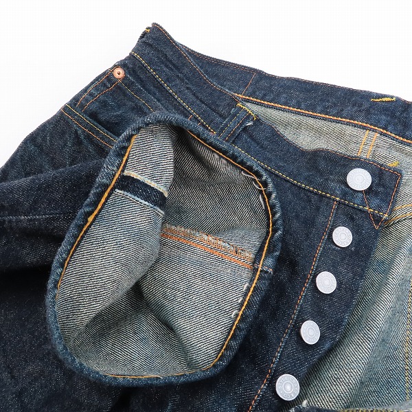 実際に弊社で買取させて頂いたEVISU/エヴィス Lot.2000 No.1 SPECIAL カモメペイント デニムパンツ/38×32の画像 2枚目