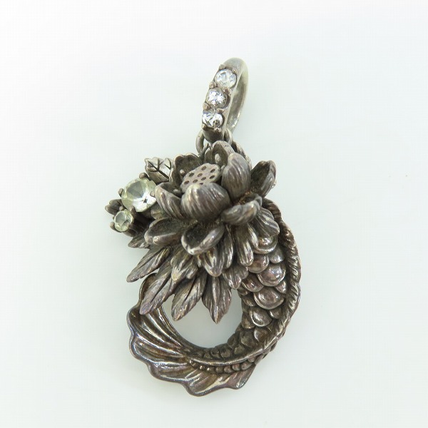 実際に弊社で買取させて頂いたBloody Mary/ブラッディマリー Lotus head/ロータスヘッド 蓮魚 ペンダントトップの画像 1枚目