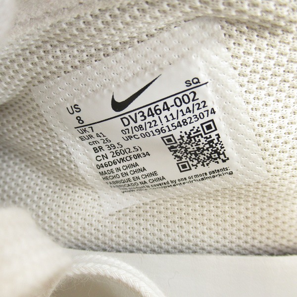 実際に弊社で買取させて頂いたNIKE×AMBUSH/ナイキ×アンブッシュ AIR FORCE 1 LOW SP エアフォース1 DV3464-002/26の画像 5枚目