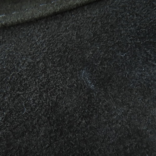 実際に弊社で買取させて頂いたWACKO MARIA/ワコマリア GUILTY PARTIES FUCK 牛革 スエードレザー 裏レオパード ジャケット ブラック/XLの画像 6枚目