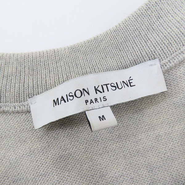 実際に弊社で買取させて頂いたMaison Kitsuné/メゾンキツネ フォックスヘッド セーター MM00815KT1036/Mの画像 2枚目