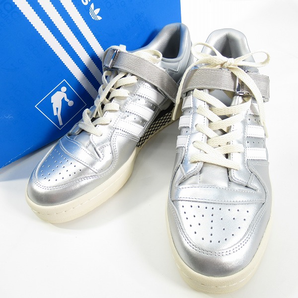 実際に弊社で買取させて頂いたadidas/アディダス Forum Low/フォーラムロー "atmos Metallic Pack" GV9224/28.5
