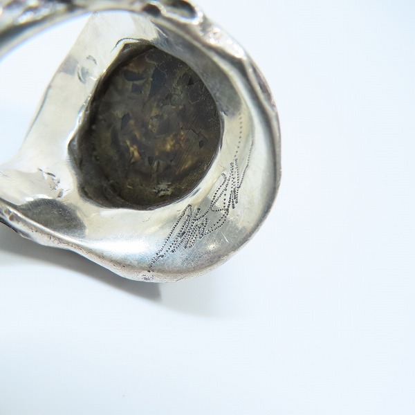 実際に弊社で買取させて頂いた【ギャラ付き】ALEX STREETER/アレックスストリーター エンジェルハートリング 15年限定 GOLD STAR BLACK ONYX GALAXY 16号の画像 6枚目