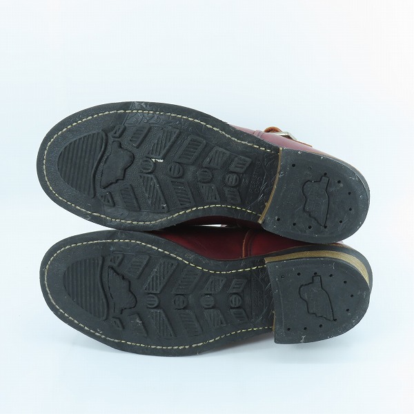 実際に弊社で買取させて頂いたRED WING/レッドウィング 旧羽タグ エンジニアブーツ PT99 8271/8.5Dの画像 2枚目
