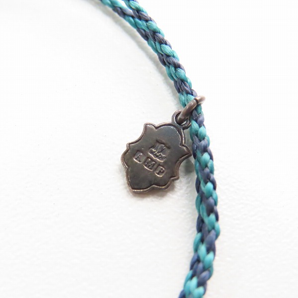 実際に弊社で買取させて頂いた(1)AMP JAPAN/アンプジャパン チェーンモチーフ ブレスレット ブルー の画像 5枚目