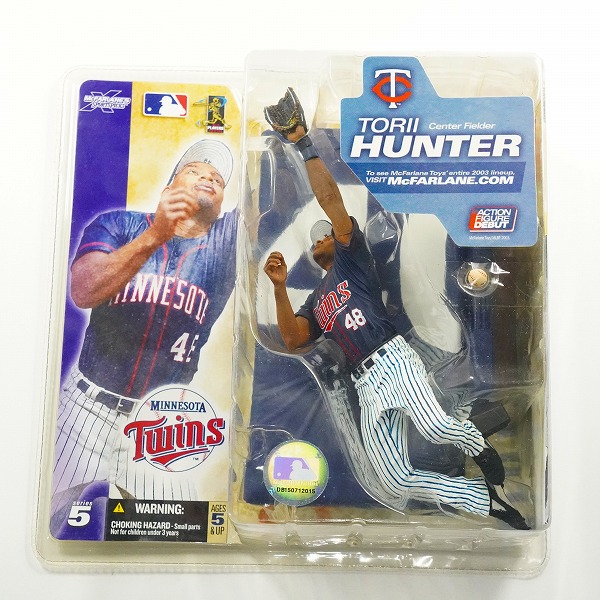 実際に弊社で買取させて頂いた【未開封】McFARLANE TOYS/マクファーレントイズ SPORTSPICKS ミネソタ・ツインズ トリー・ハンター フィギュア