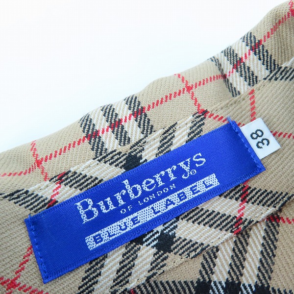 実際に弊社で買取させて頂いたBurberry London BLUE LABEL/バーバリーロンドン ブルーレーベル ノバチェック ワンピース /38の画像 2枚目
