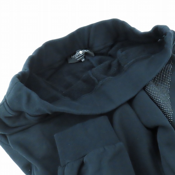 実際に弊社で買取させて頂いたHYDROGEN/ハイドロゲン スタッズ ジップアップ パーカー/スウェットパンツ セットアップ/XXLの画像 2枚目