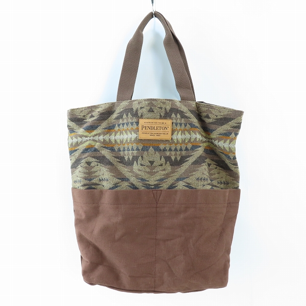実際に弊社で買取させて頂いたPENDLETON/ペンドルトン ウール ネイティブ柄トートバッグ　