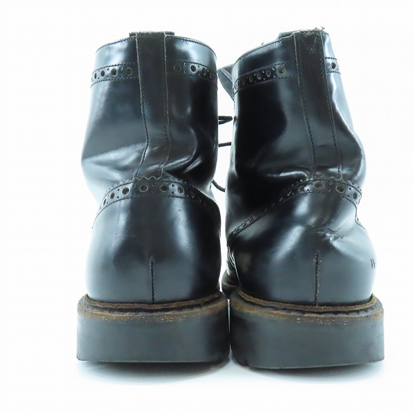 実際に弊社で買取させて頂いたPRADA/プラダ ウイングチップ ジップアップ レザーブーツ SG133/8の画像 1枚目